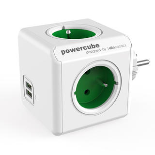 Rozbočovač PowerCube Original USB zelený 1
