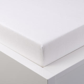 Napínacia plachta na posteľ froté EXCLUSIVE biela 1