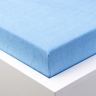 Napínacia plachta na posteľ froté EXCLUSIVE modrá 1