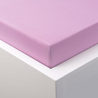 Napínacia plachta na posteľ jersey s elastanom svetlofialová