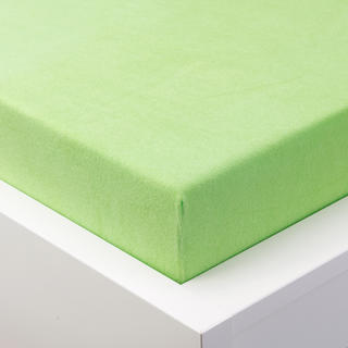 Napínacia plachta na posteľ froté EXCLUSIVE zelené jablko 1