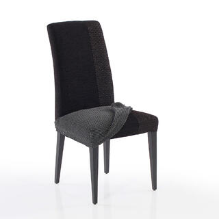 Super strečové poťahy NIAGARA antracitová, stoličky 2 ks (40 x 40 cm) 1