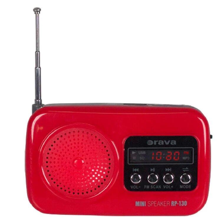 Prenosné rádio s USB Orava RP-130 R červené