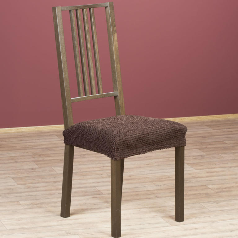 Luxusné multielastické poťahy ZAFIRO čokoládové, stoličky 2 ks 40 x 40 cm 1