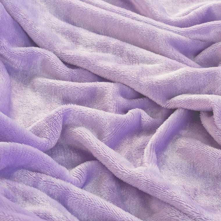 Napínacia plachta na posteľ mikroplyš fialová, jednolôžko 1