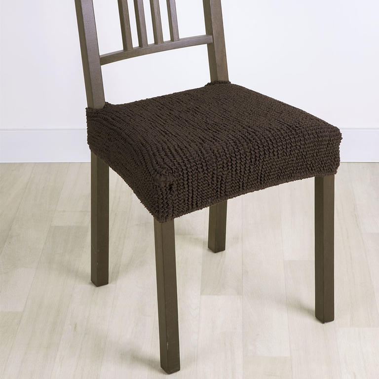 Super strečové poťahy GLAMOUR hnedá, stoličky 2 ks 40 x 40 cm 1