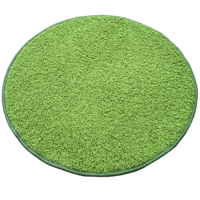 Okrúhly koberec SHAGGY zelený 1