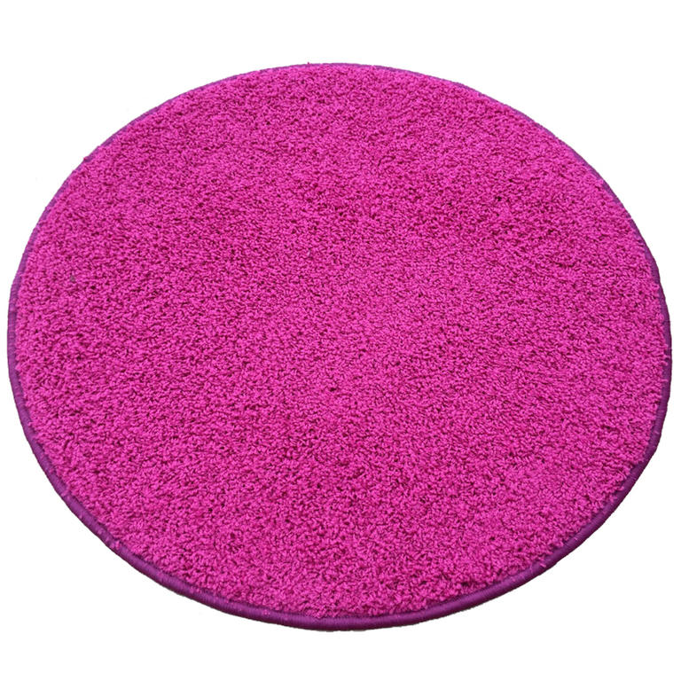 Okrúhly koberec SHAGGY ružový 1