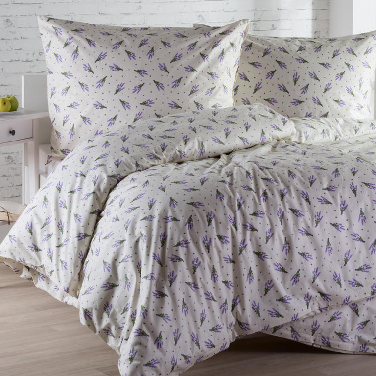 Bavlnená posteľná bielizeň Laventeli, predĺžená dĺžka 1