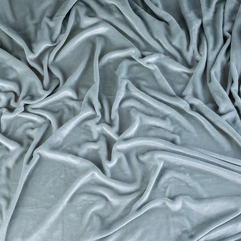 Napínacia plachta na posteľ mikroplyš šedá, 90 x 200 cm 1