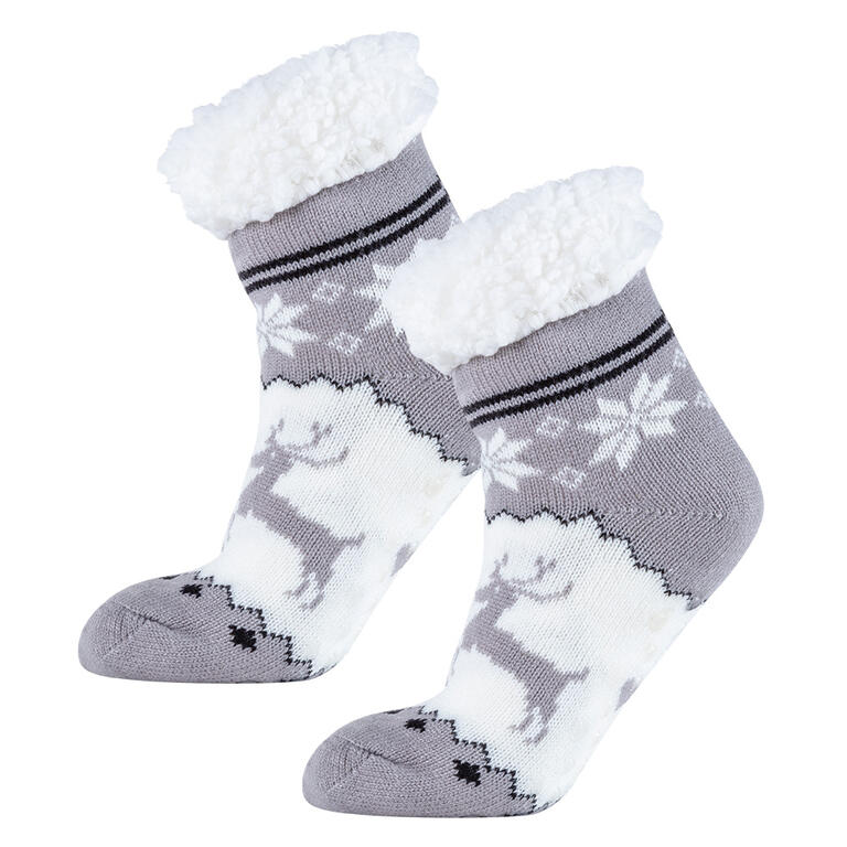 Ponožky na spanie nízke ASTRID šedé, veľ. 35 - 38 1