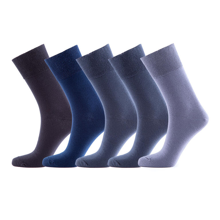 Zdravotné ponožky z BIO bavlny so striebrom a pružným lemom