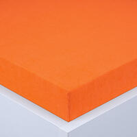 Napínacia plachta na posteľ froté EXCLUSIVE oranžová 1