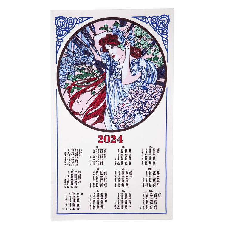 Textilný kalendár Panna 2024