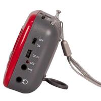 Prenosné rádio s USB Orava RP-130 R červené 2
