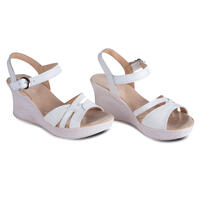 Dámske letné sandále na kline biele, veľ. 37 2