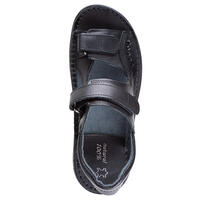 Pánske kožené sandále čierne 3