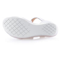 Dámske letné sandále na kline biele, veľ. 37 4